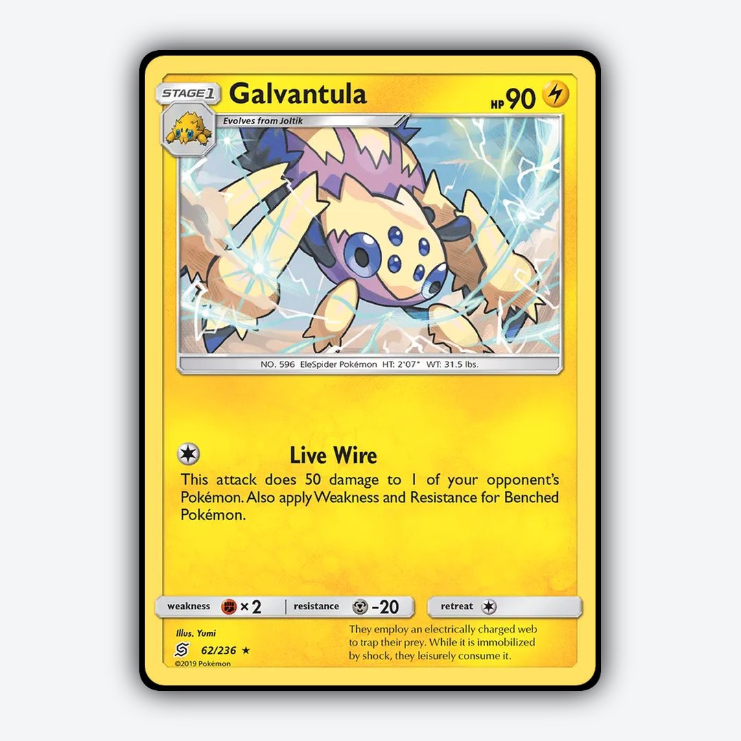 Galvantula 062/236 - Unified Minds Set - Card Rug