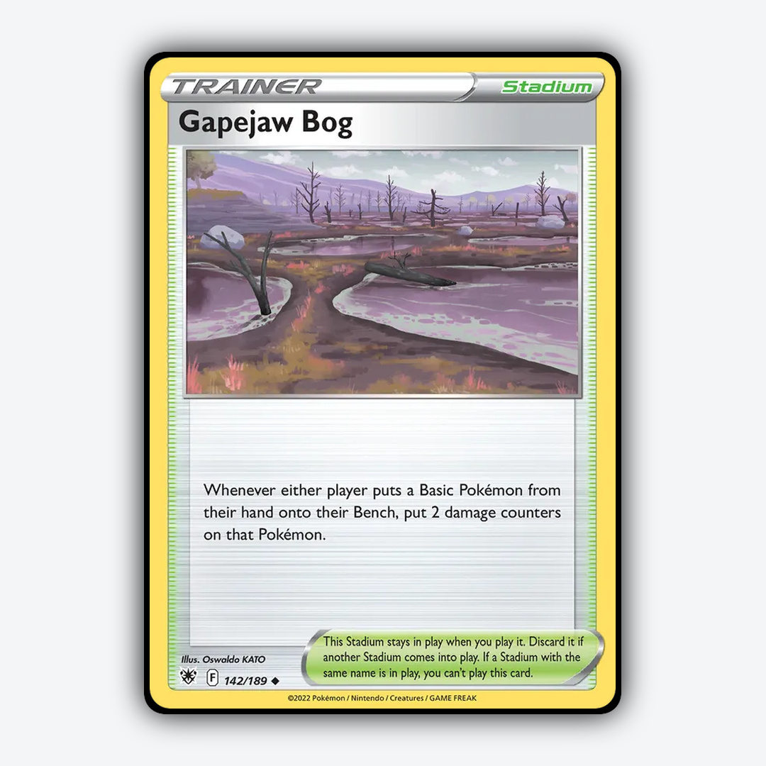 Gapejaw Bog 142/189 - Astral Radiance Set - Card Rug