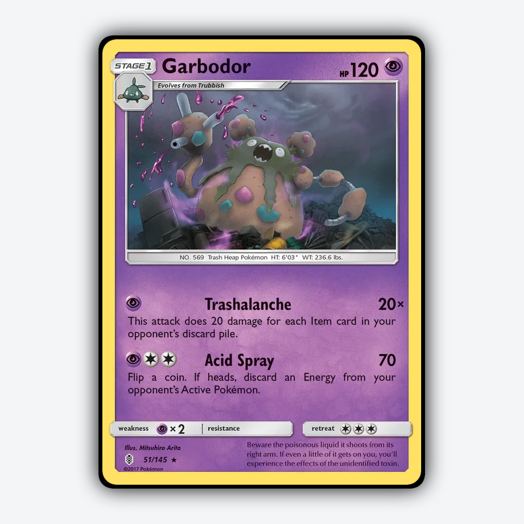 Garbodor 051/145 - Guardians Rising Set - Card Rug