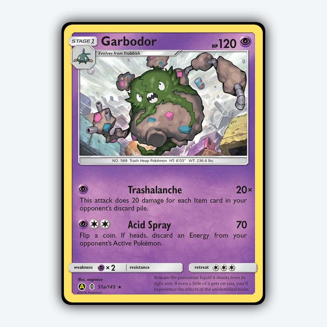 Garbodor 051a/145 - Guardians Rising Set - Card Rug