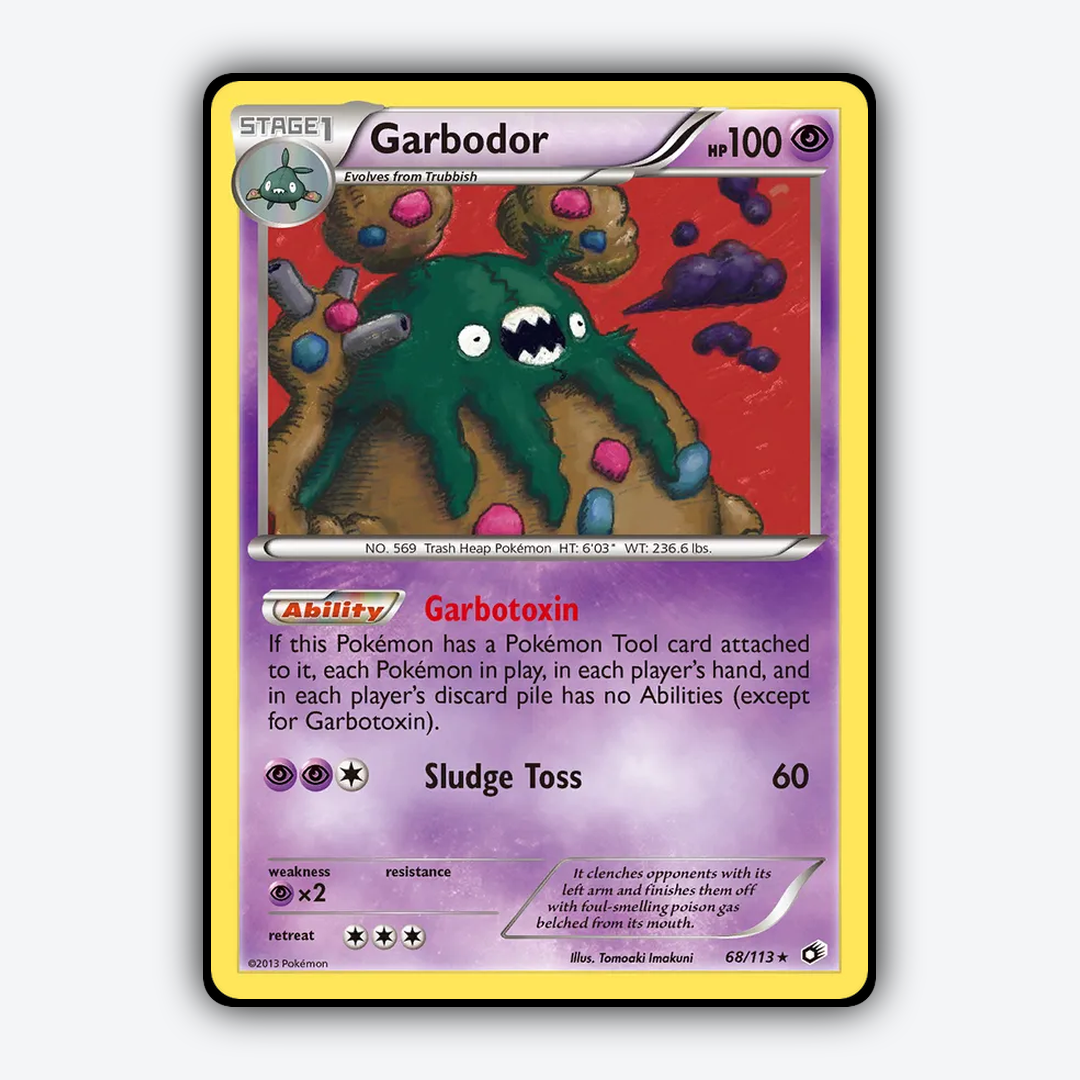 Garbodor 068/113 - Legendary Treasures Set - Card Rug