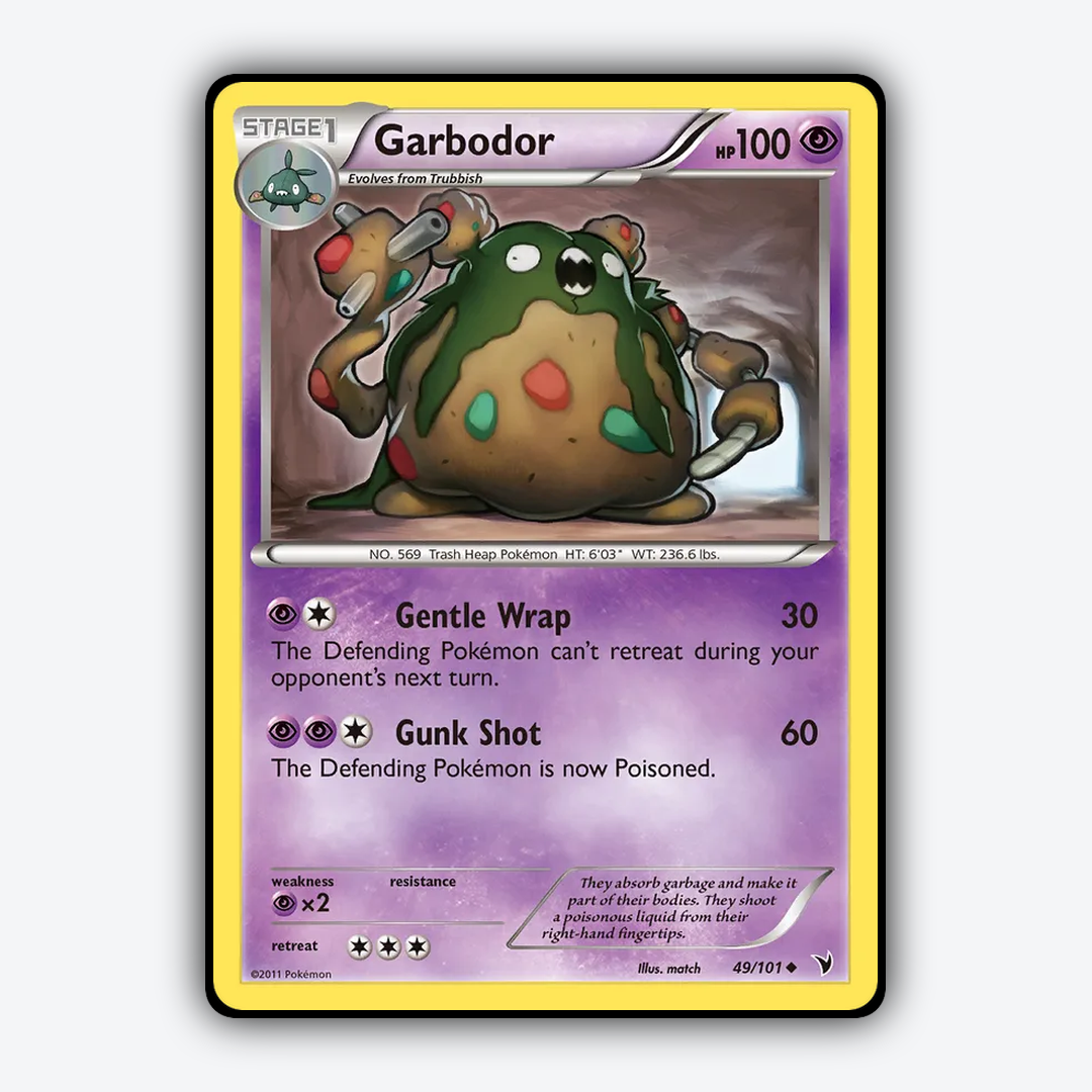 Garbodor 049/101 - Noble Victories Set - Card Rug