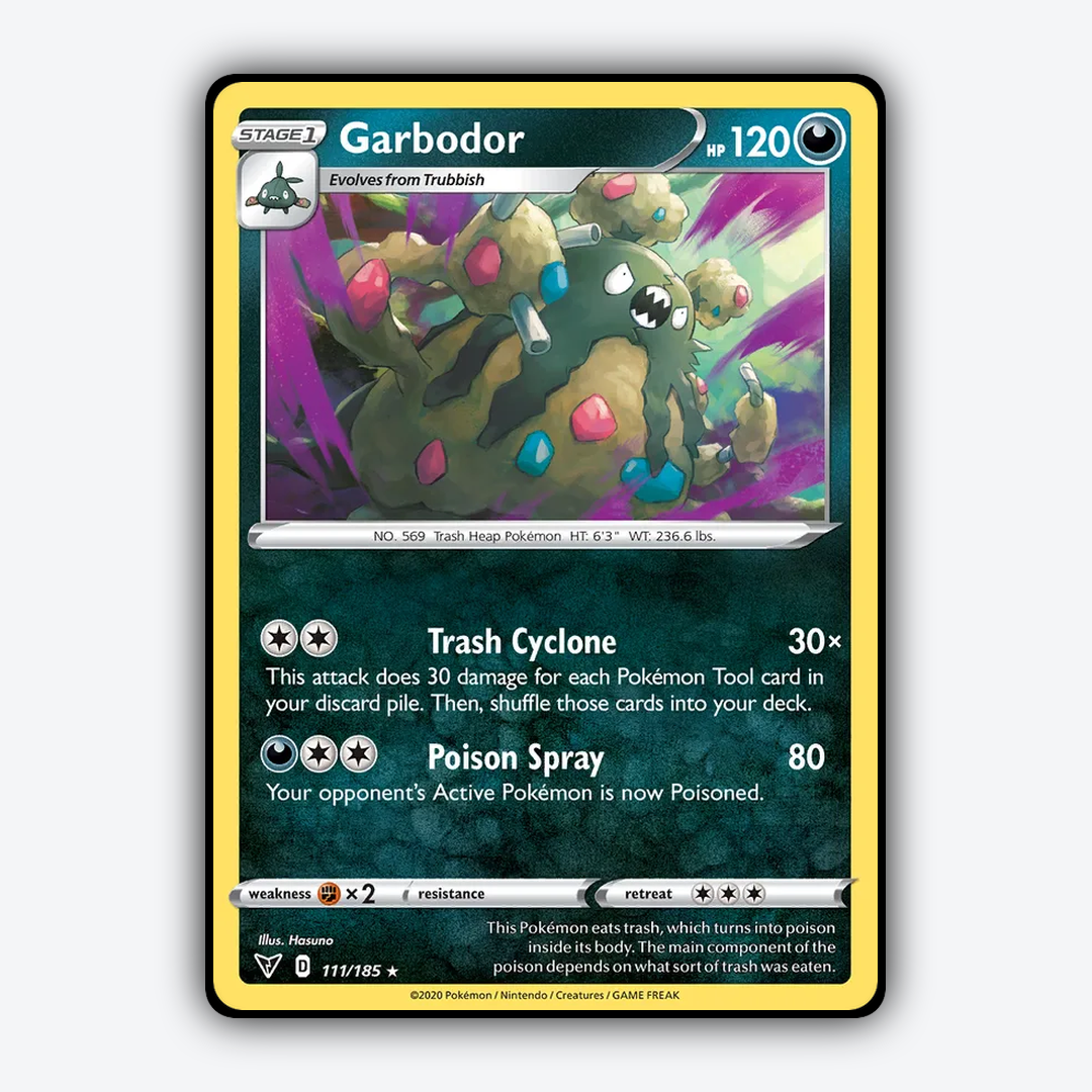 Garbodor 111/185 - Vivid Voltage Set - Card Rug