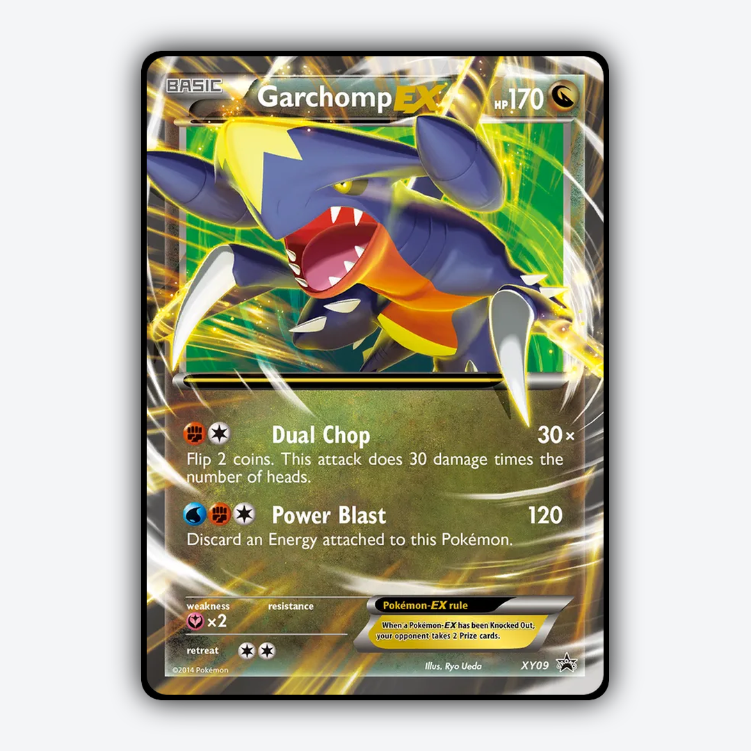 Garchomp-EX #9 - XY Black Star Promos Set - Card Rug