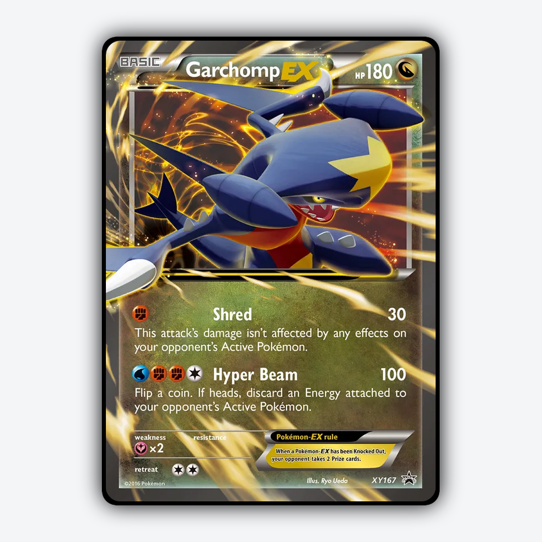 Garchomp-EX #167 - XY Black Star Promos Set - Card Rug