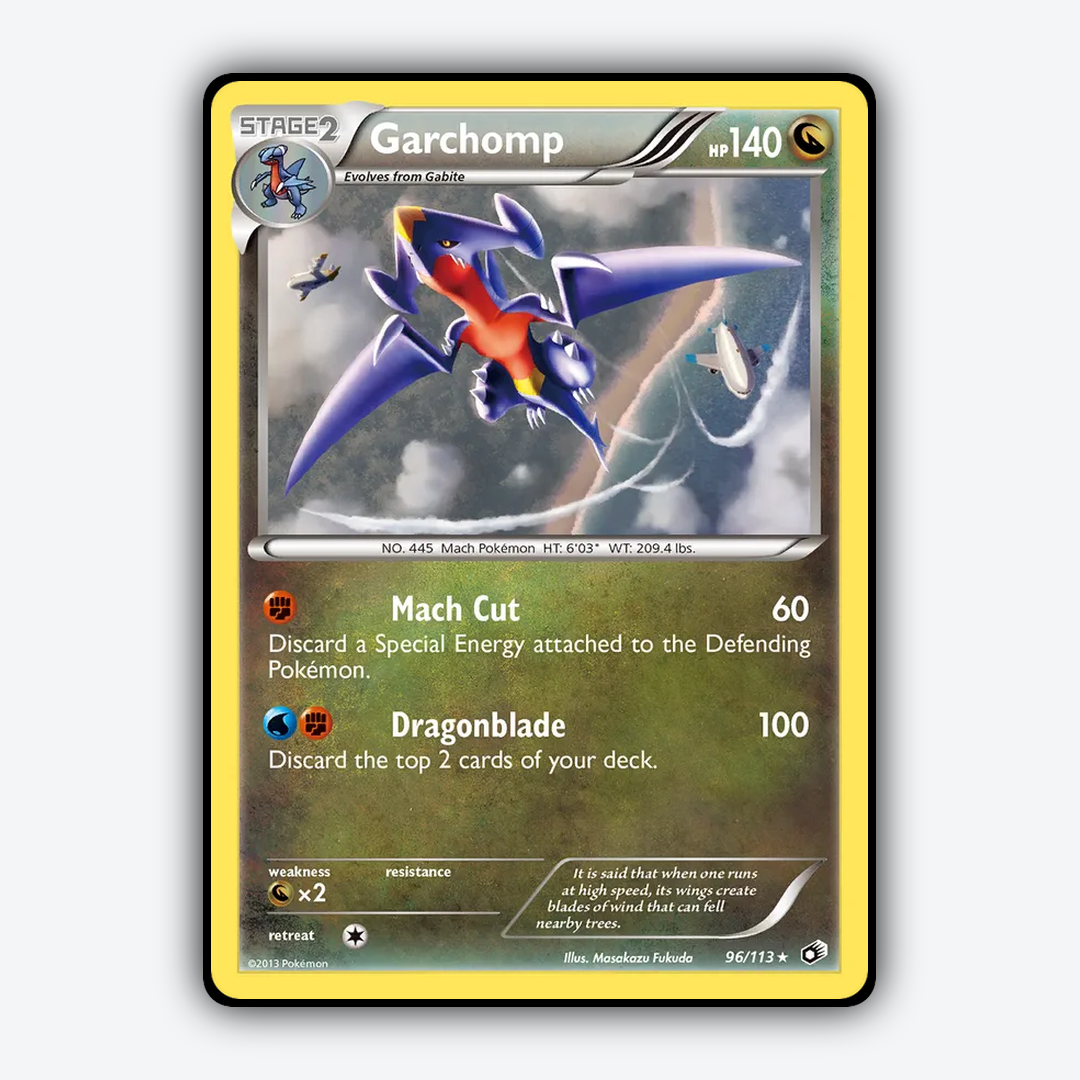 Garchomp 096/113 - Legendary Treasures Set - Card Rug