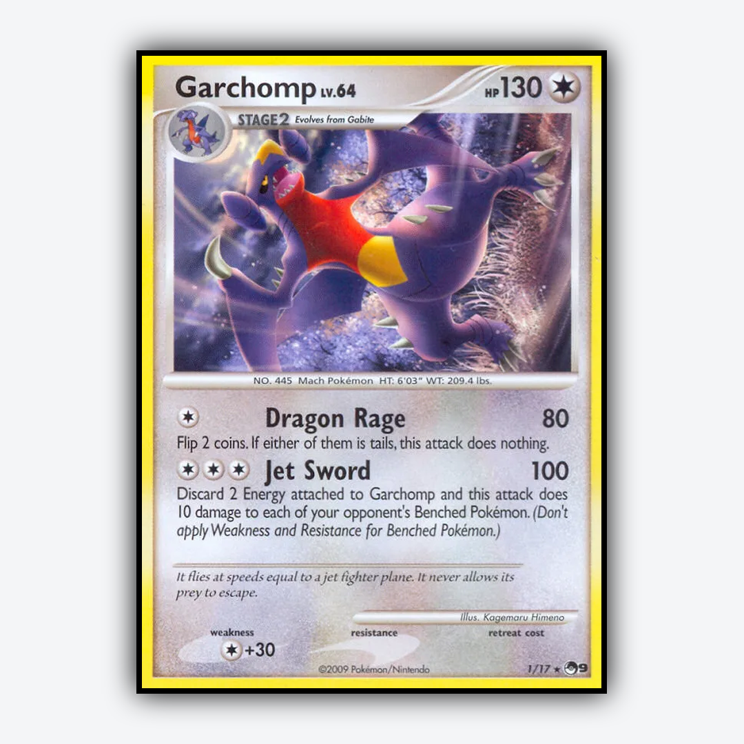 Garchomp 001/17 - POP Series 9 Set - Card Rug