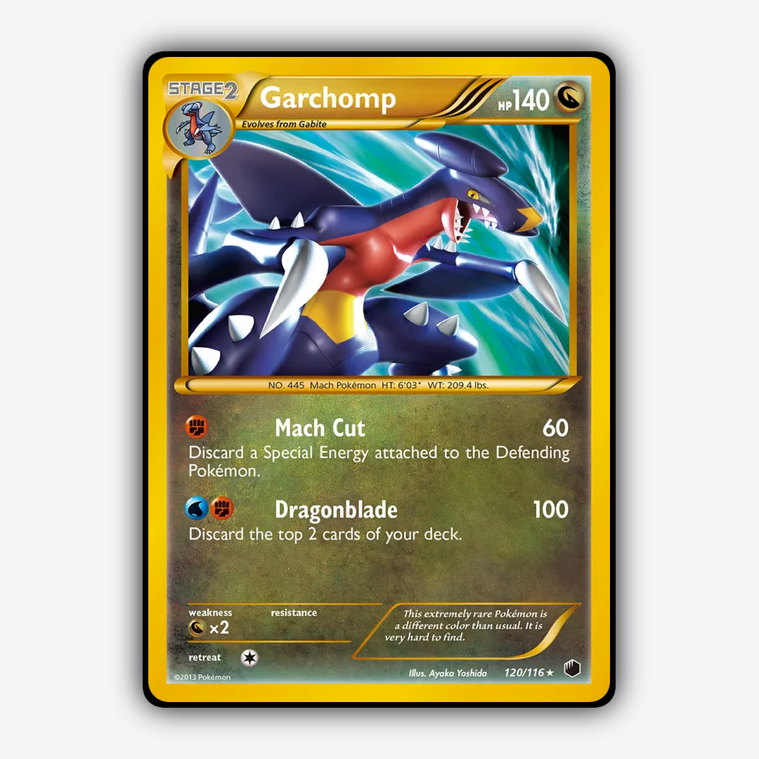 Garchomp 120/116 - Plasma Freeze Set - Card Rug
