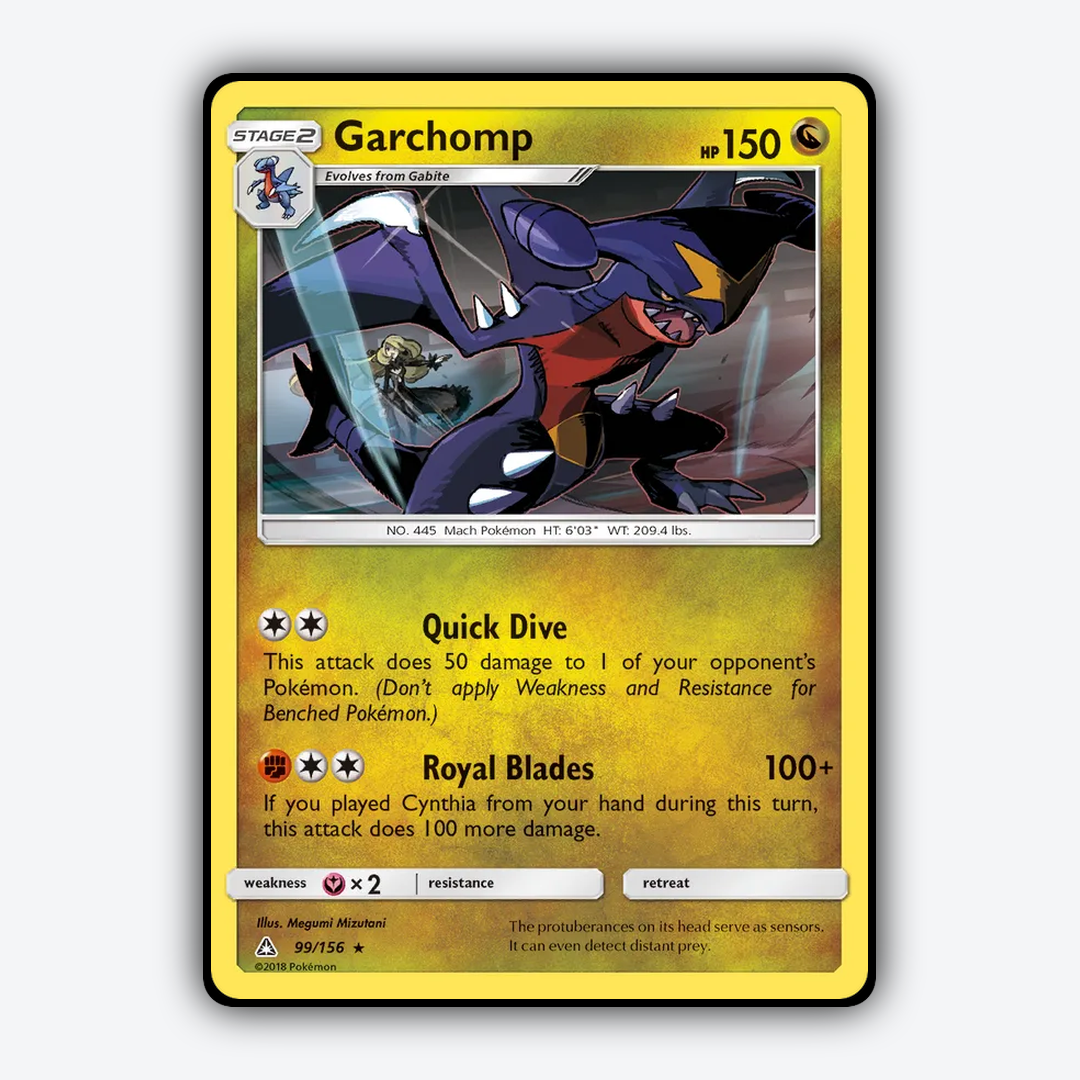 Garchomp 099/156 - Ultra Prism Set - Card Rug