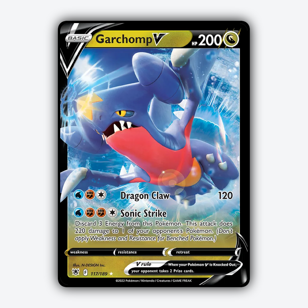 Garchomp V 117/189 - Astral Radiance Set - Card Rug