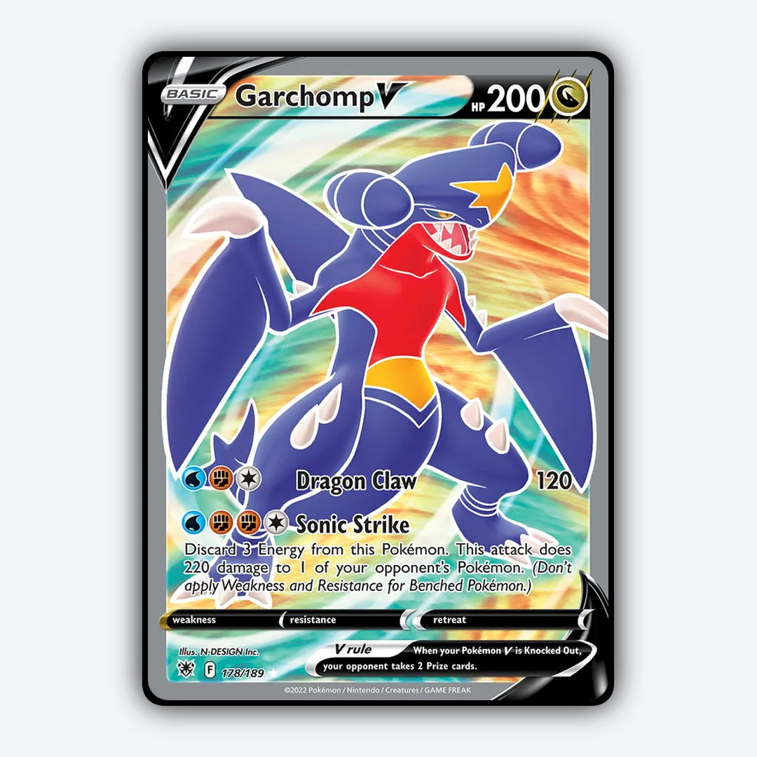 Garchomp V 178/189 - Astral Radiance Set - Card Rug