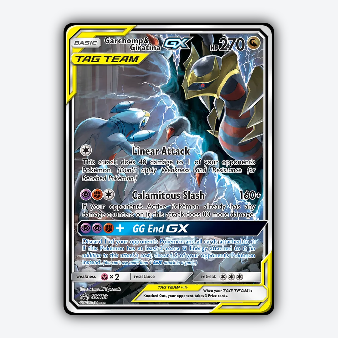 Garchomp & Giratina-GX #193 - SM Black Star Promos Set - Card Rug