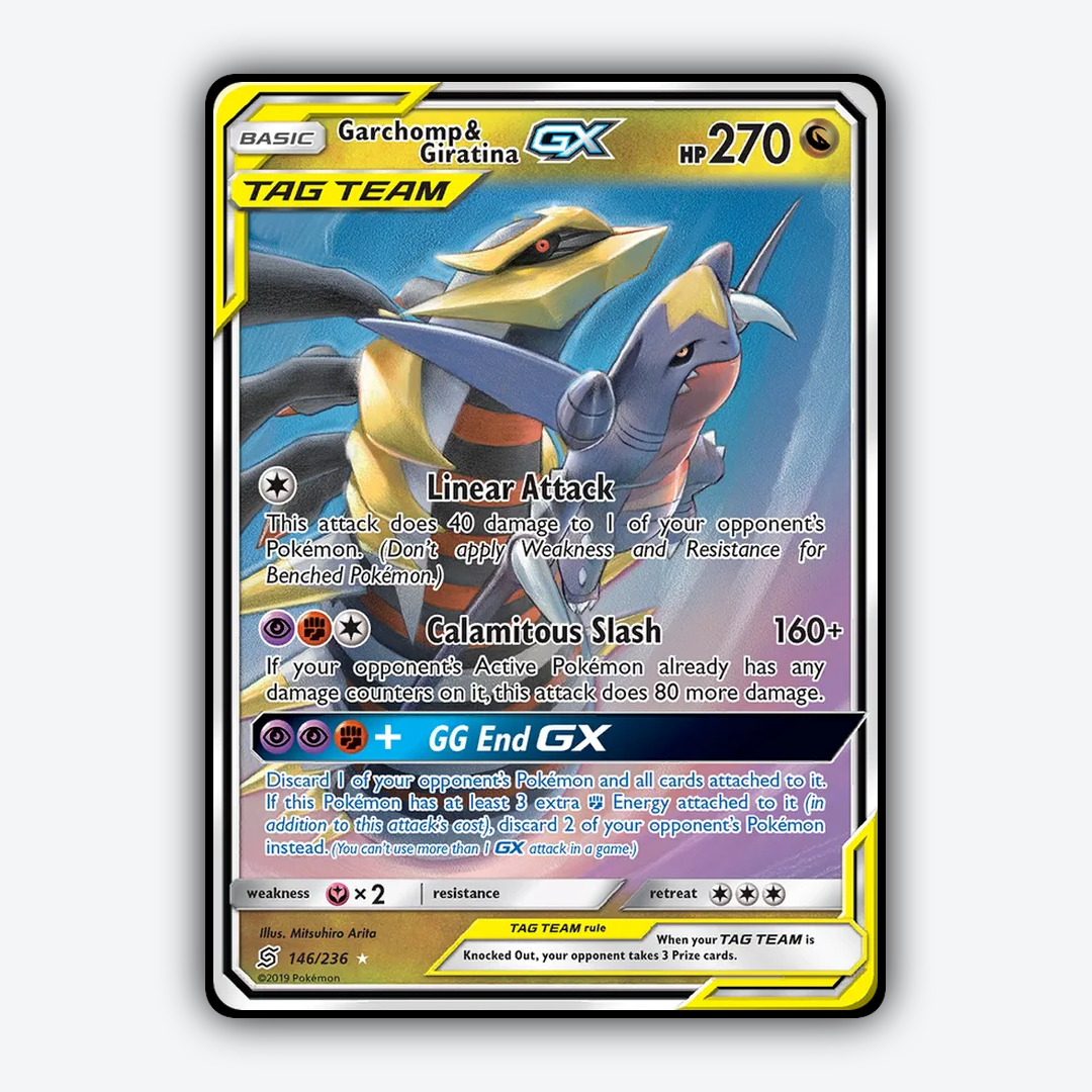 Garchomp & Giratina-GX 146/236 - Unified Minds Set - Card Rug