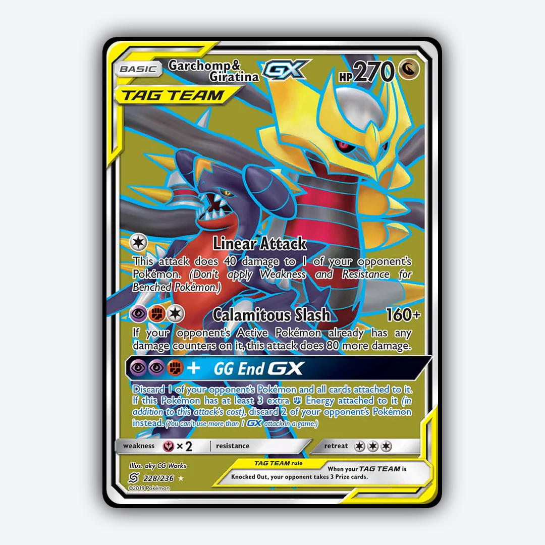 Garchomp & Giratina-GX 228/236 - Unified Minds Set - Card Rug