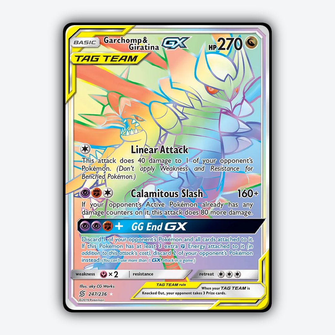Garchomp & Giratina-GX 247/236 - Unified Minds Set - Card Rug