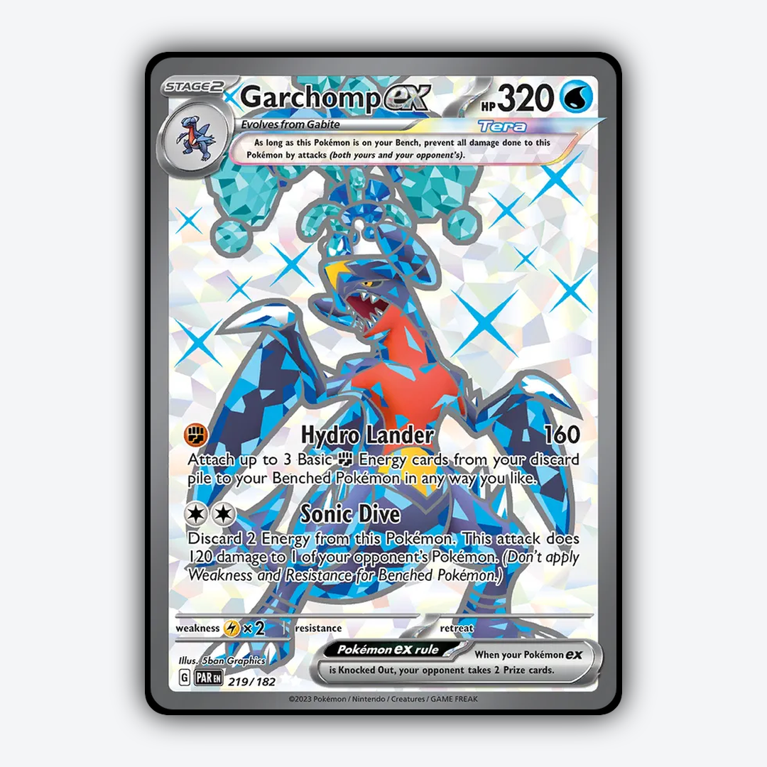 Garchomp ex #219 - Paradox Rift Set - Card Rug
