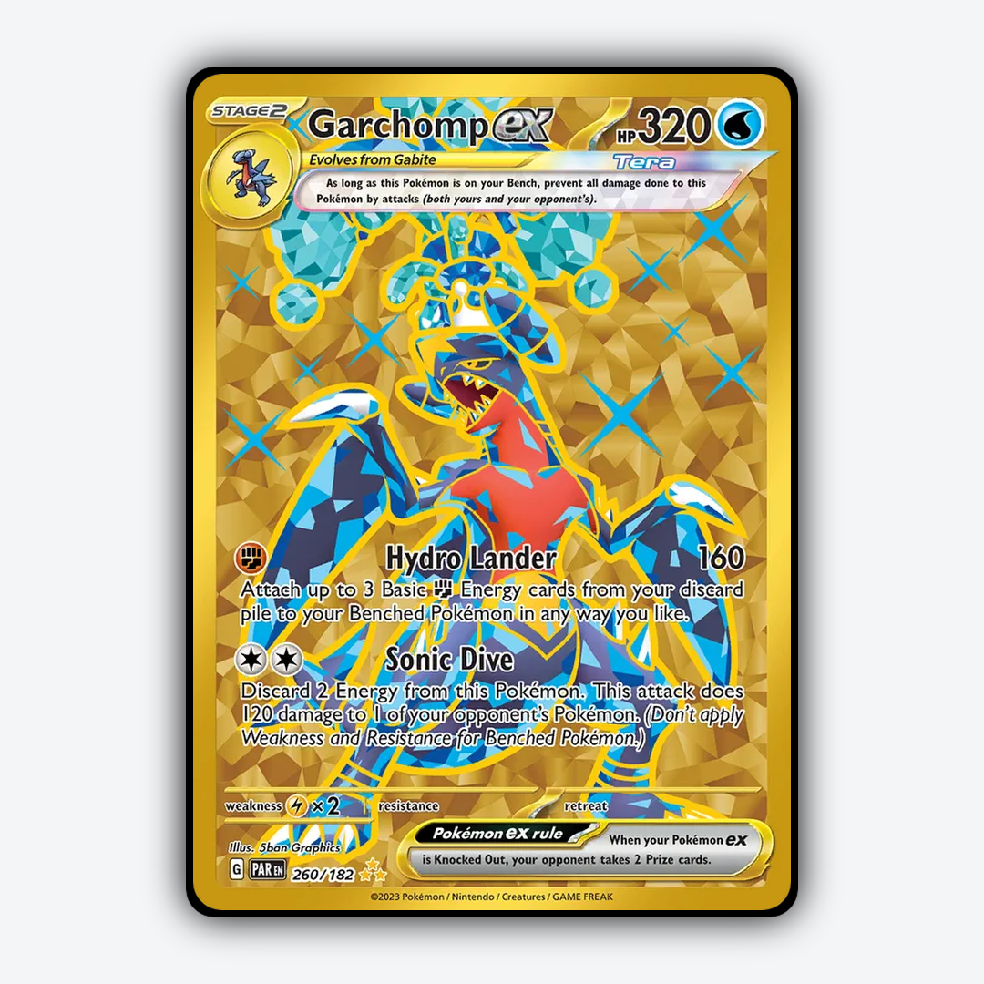 Garchomp ex #260 - Paradox Rift Set - Card Rug