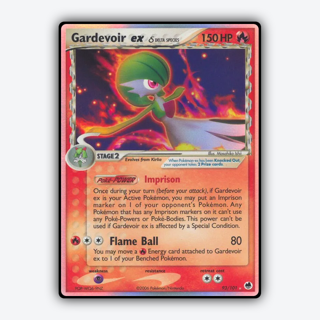 Gardevoir ex δ 093/101 - Dragon Frontiers Set - Card Rug