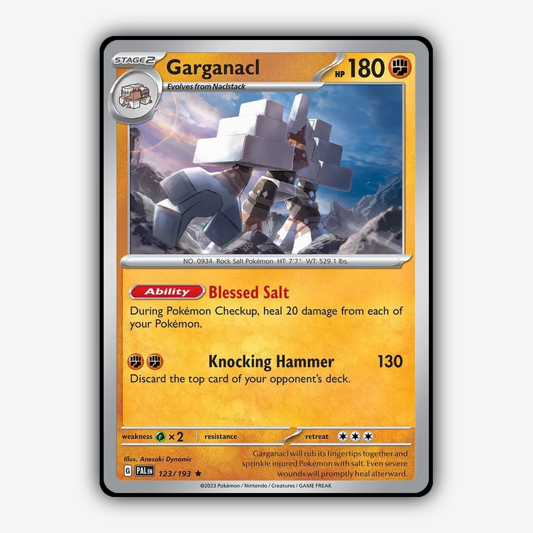 Garganacl 123/193 - Paldea Evolved Set - Card Rug