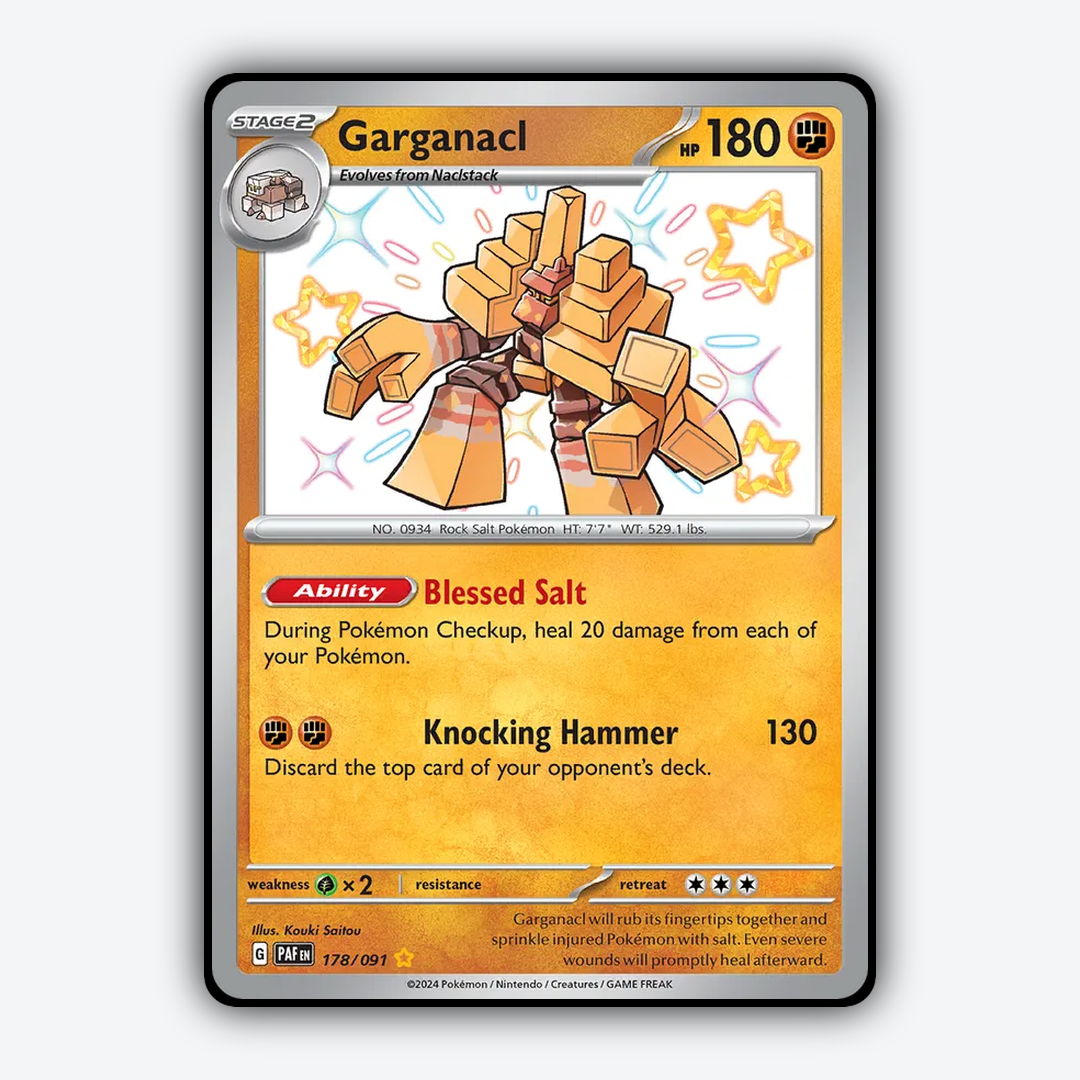 Garganacl #178 - Paldean Fates Set - Card Rug