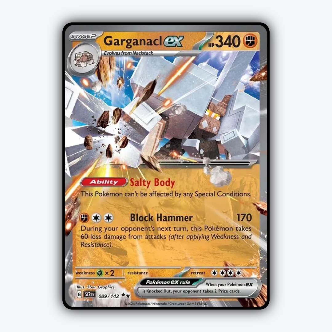 Garganacl ex 089/142 - Stellar Crown Set - Card Rug