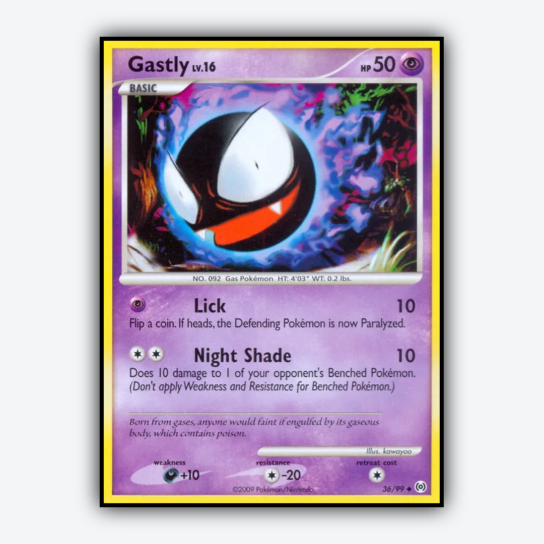 Gastly 036/99 - Arceus Set - Card Rug