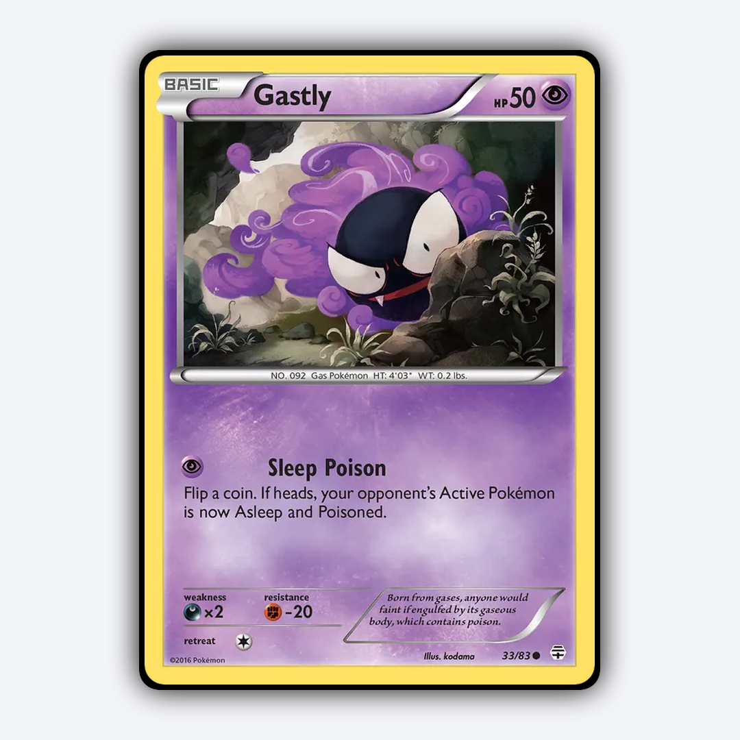 Gastly 033/83 - Generations Set - Card Rug