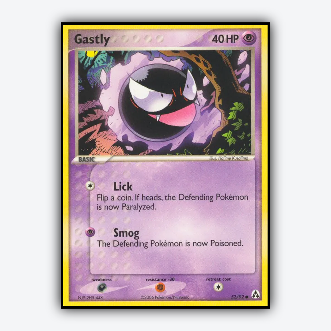 Gastly 052/92 - Legend Maker Set - Card Rug