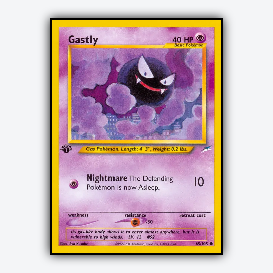 Gastly 065/105 - Neo Destiny Set - Card Rug