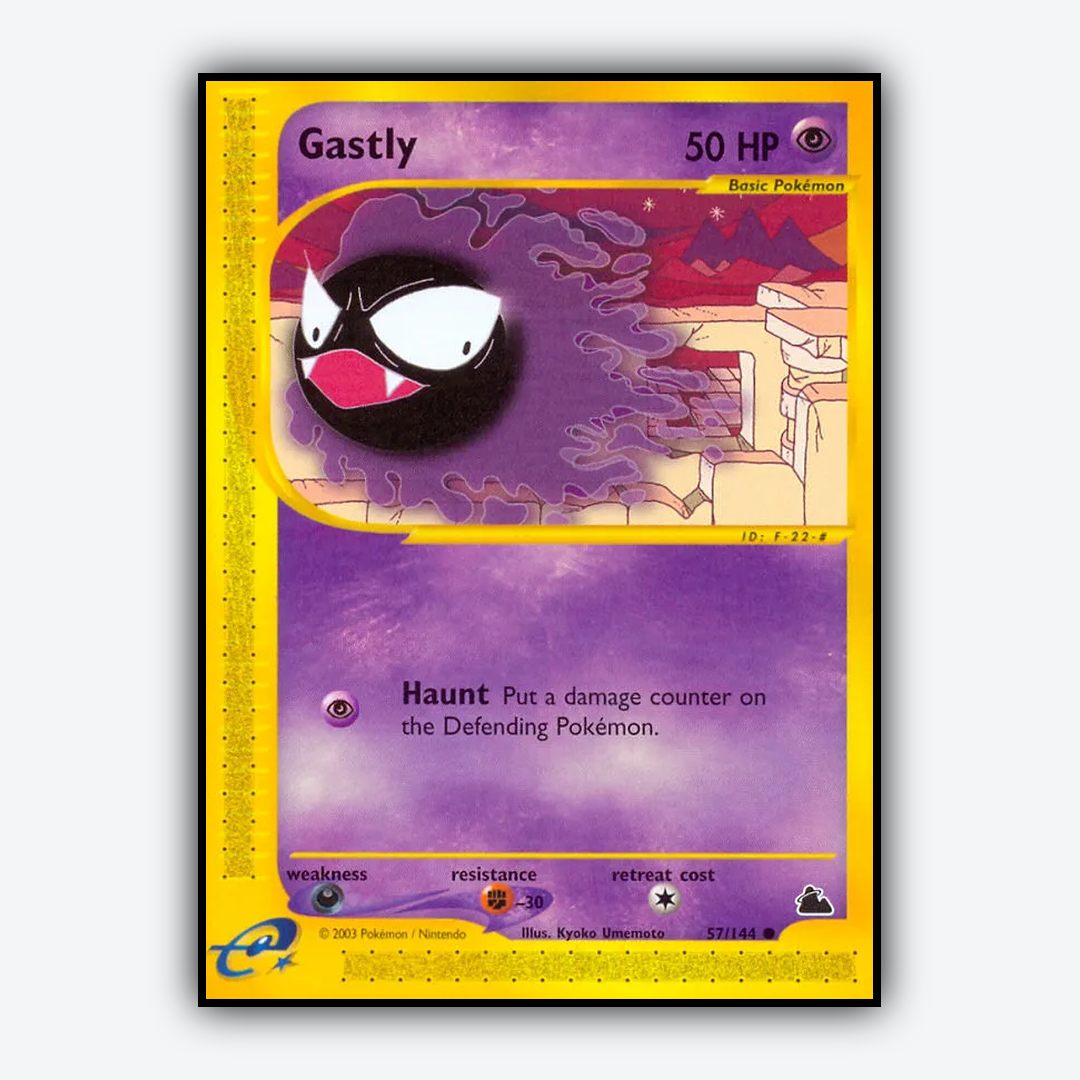 Gastly 057/144 - Skyridge Set - Card Rug