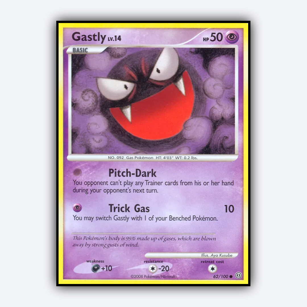 Gastly 062/100 - Stormfront Set - Card Rug