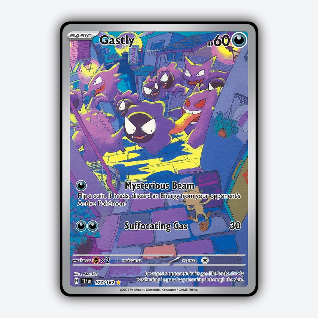 Gastly 177/162 - Temporal Forces Set - Card Rug