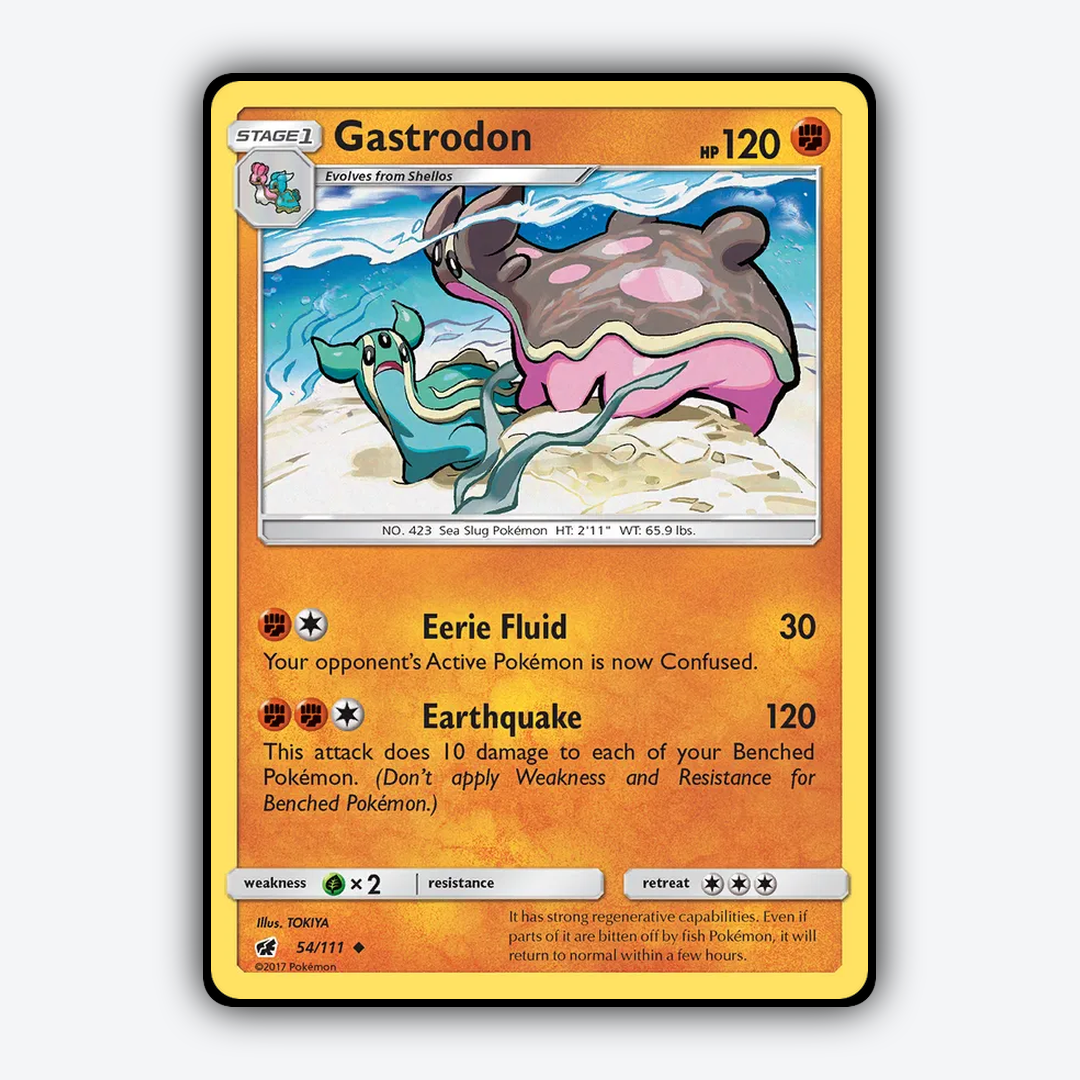 Gastrodon 054/111 - Crimson Invasion Set - Card Rug