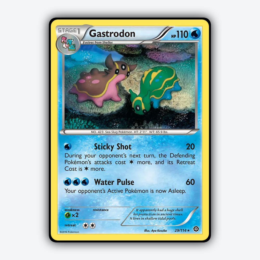 Gastrodon 029/114 - Steam Siege Set - Card Rug