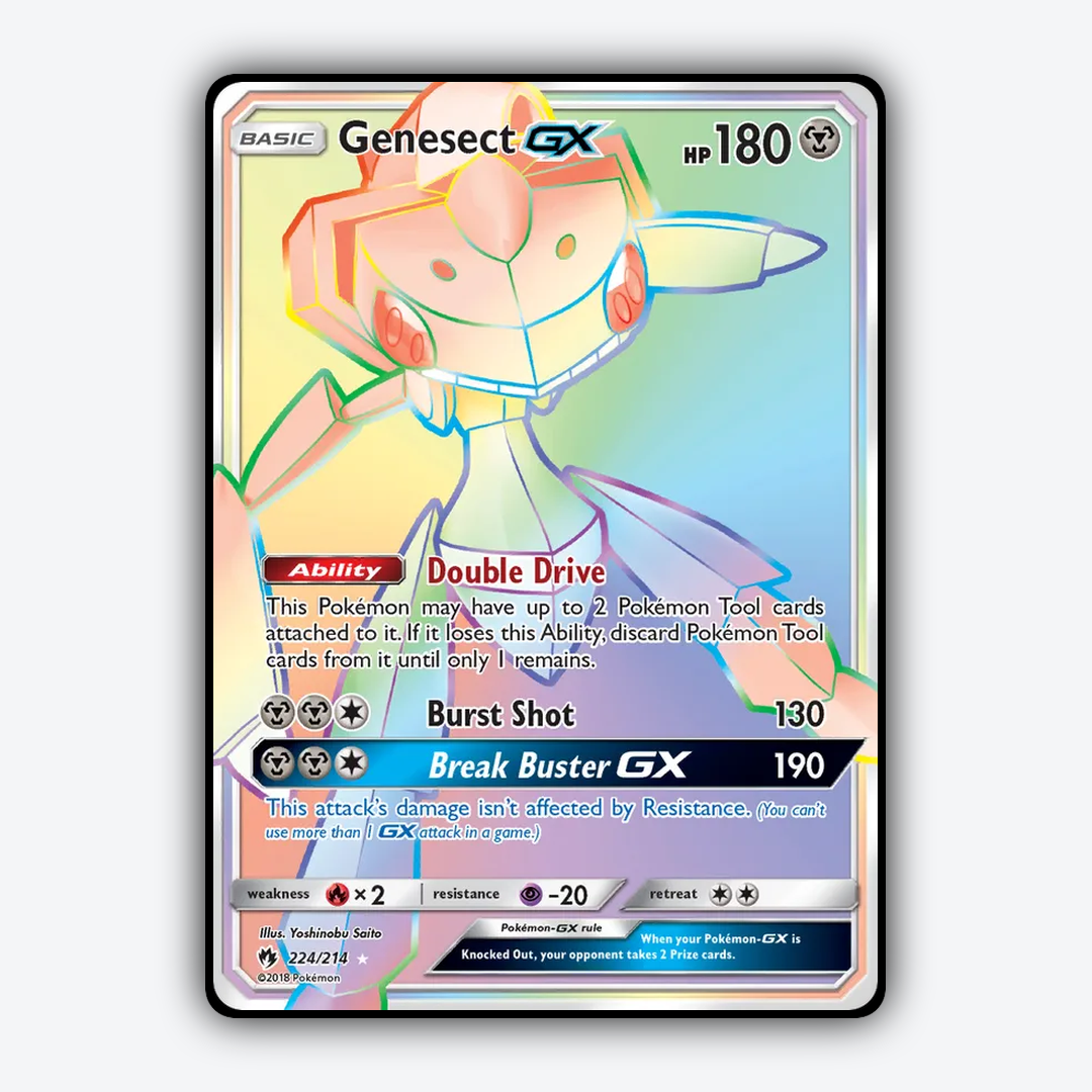 Genesect-GX 224/214 - Lost Thunder Set - Card Rug