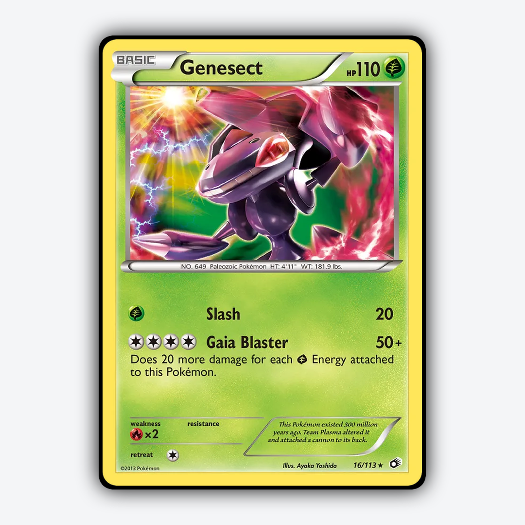 Genesect 016/113 - Legendary Treasures Set - Card Rug