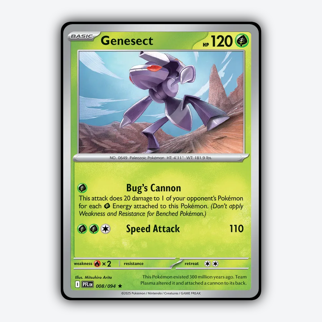 Genesect 008/094 - Phantasmal Flames Set - Card Rug