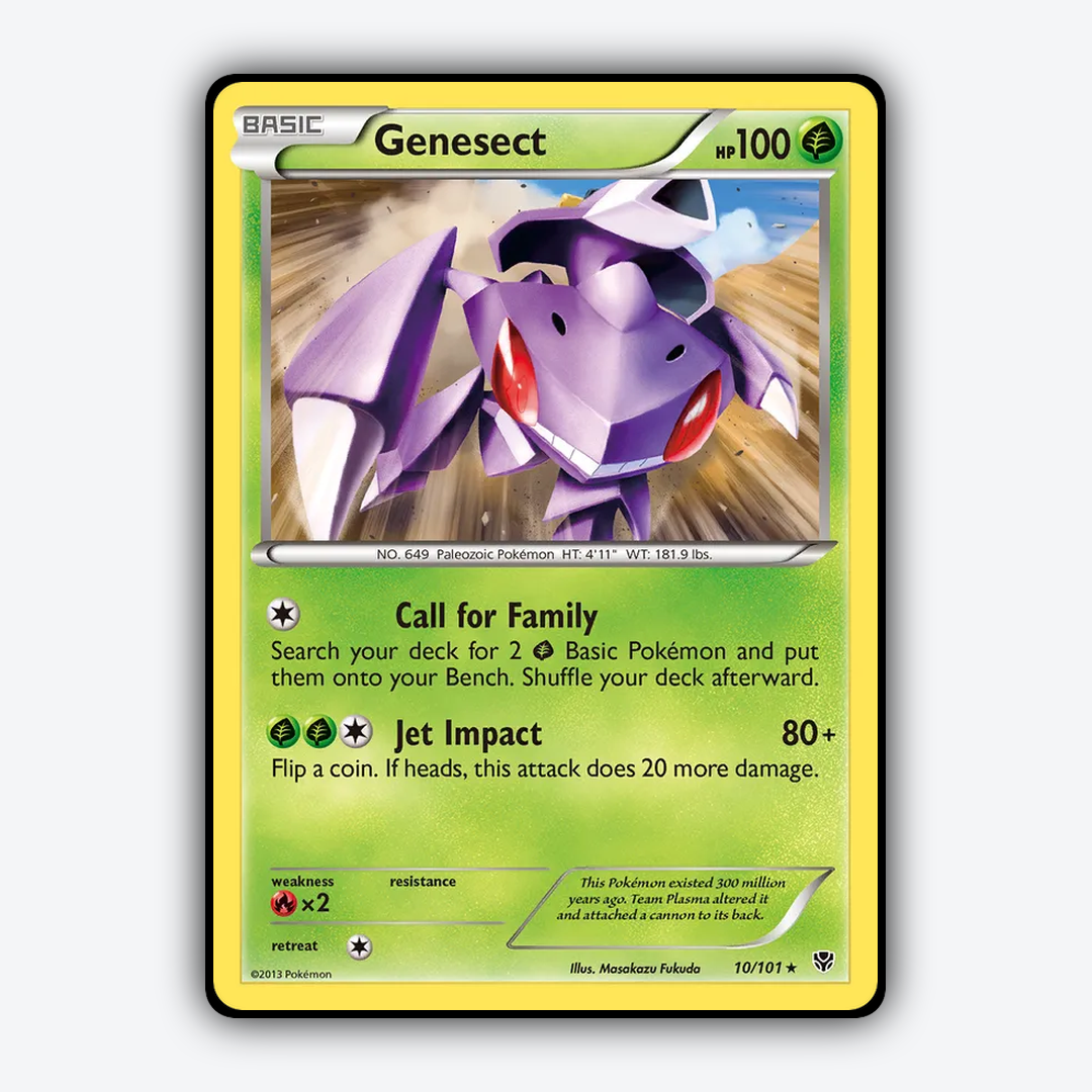 Genesect 010/101 - Plasma Blast Set - Card Rug