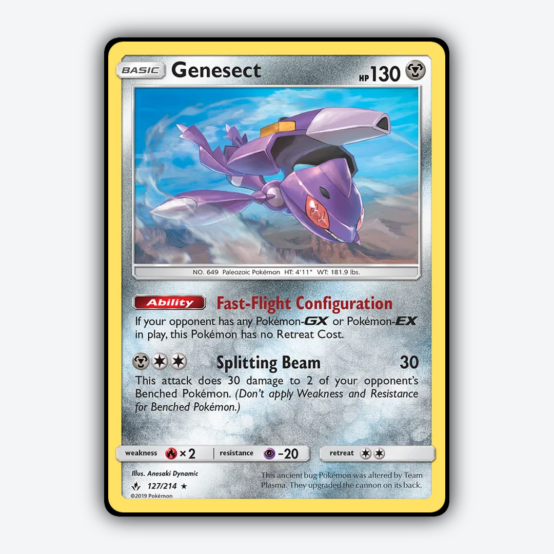 Genesect 127/214 - Unbroken Bonds Set - Card Rug