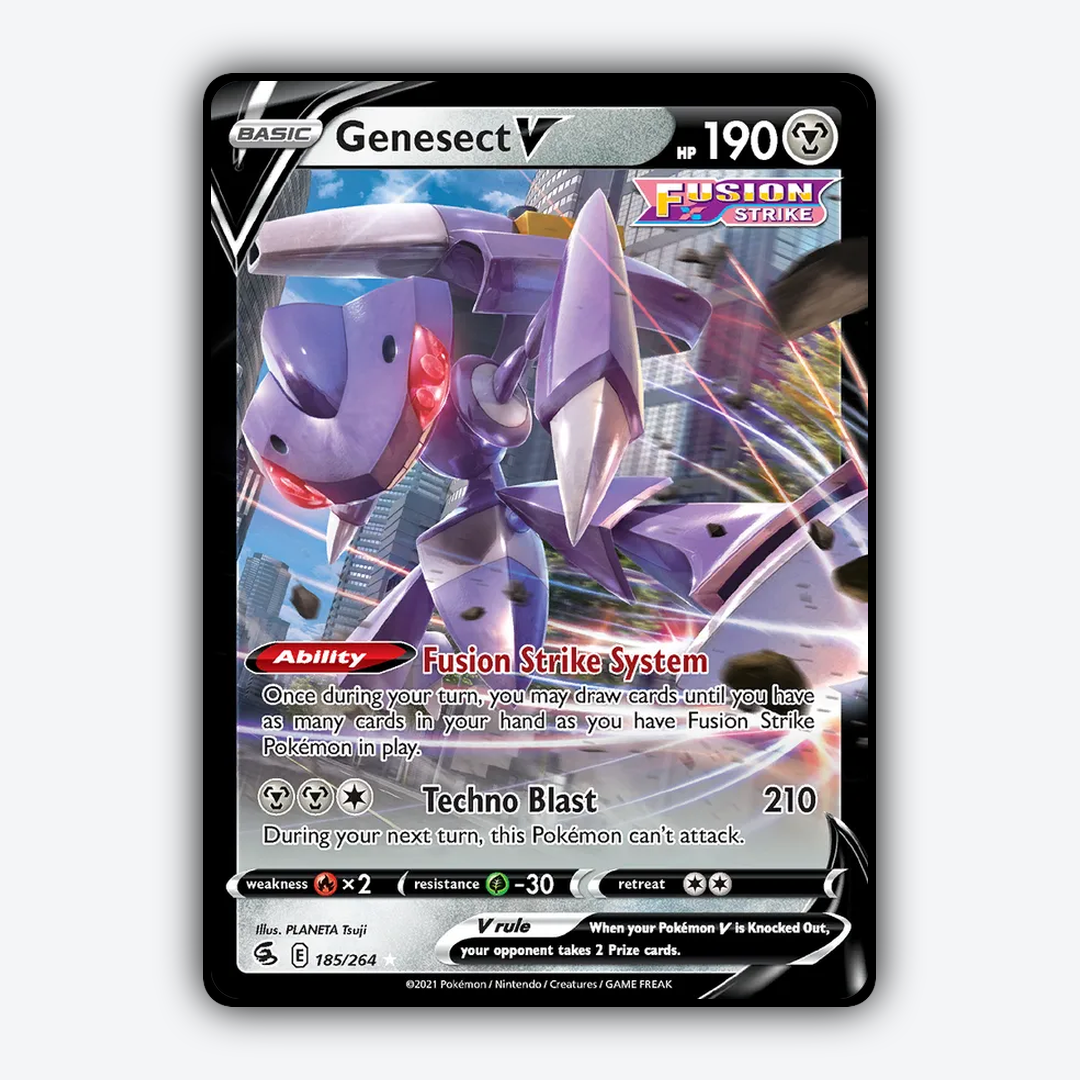 Genesect V 185/264 - Fusion Strike Set - Card Rug