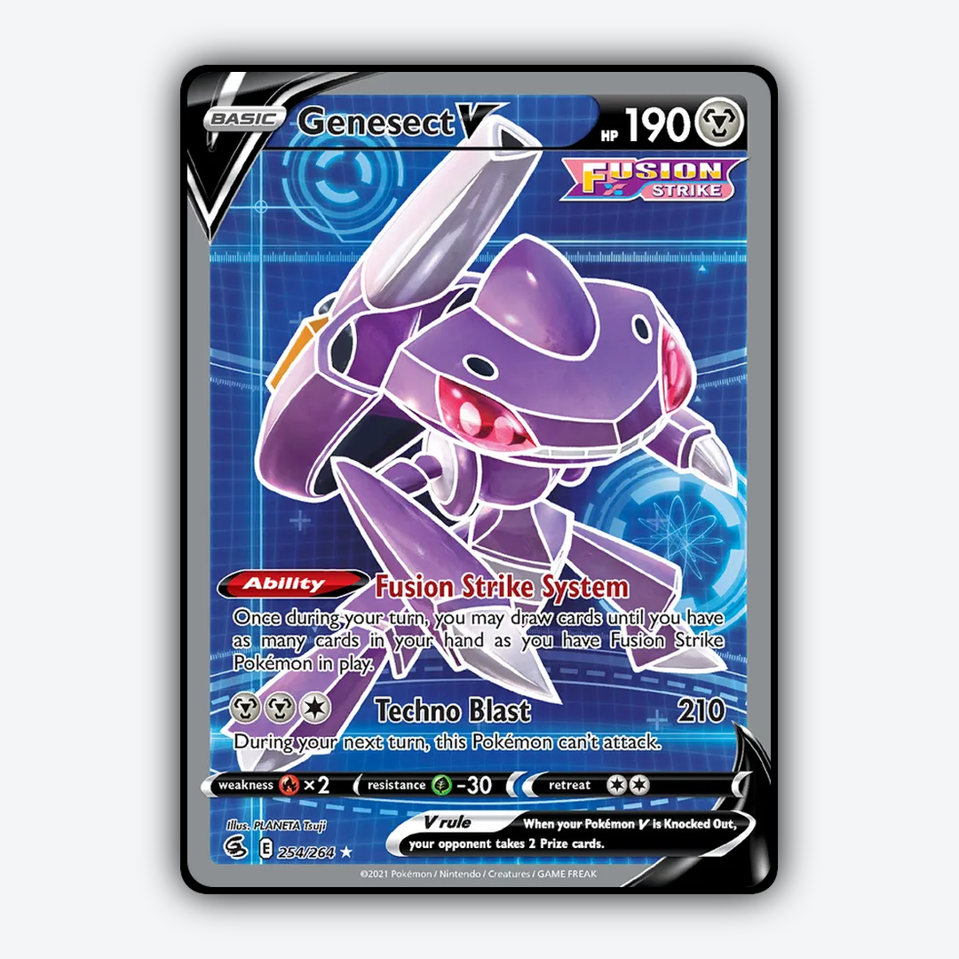 Genesect V 254/264 - Fusion Strike Set - Card Rug