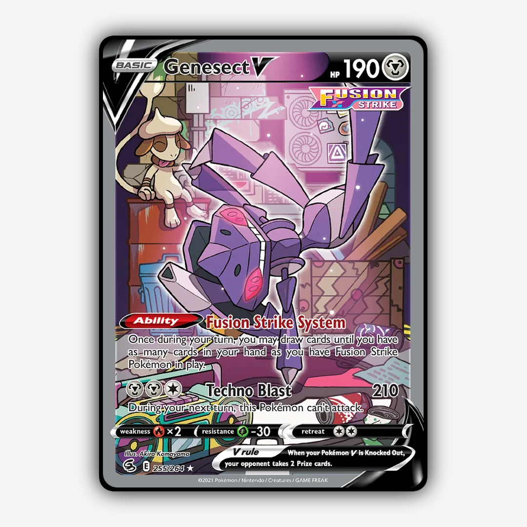 Genesect V 255/264 - Fusion Strike Set - Card Rug
