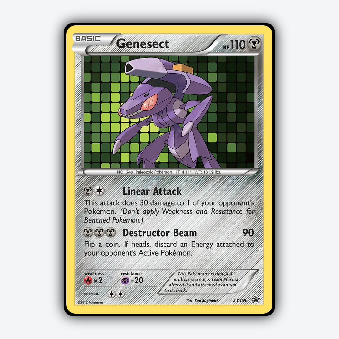 Genesect #196 - XY Black Star Promos Set - Card Rug