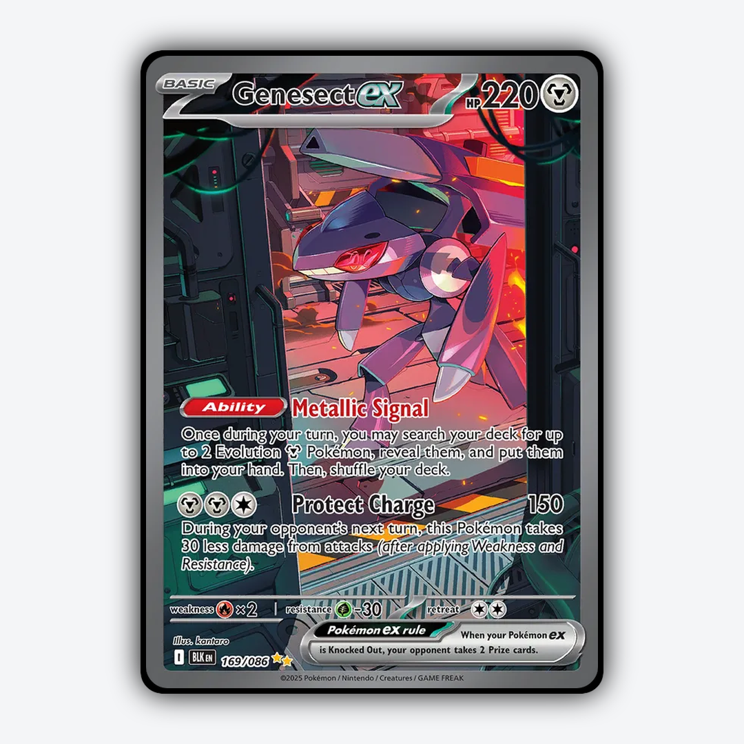 Genesect ex #169 - Black Bolt Set - Card Rug