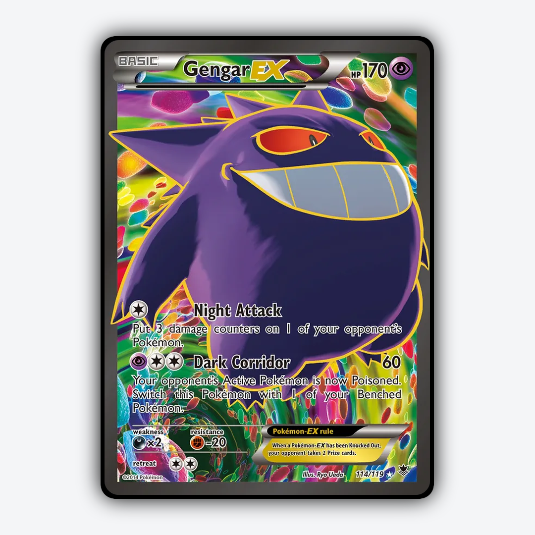 Gengar-EX 114/119 - Phantom Forces Set - Card Rug