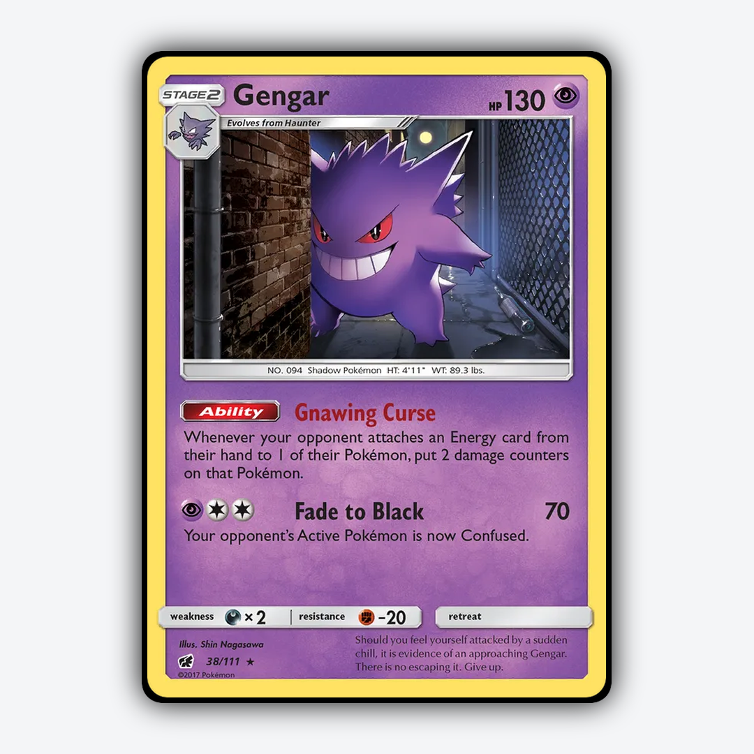 Gengar 038/111 - Crimson Invasion Set - Card Rug