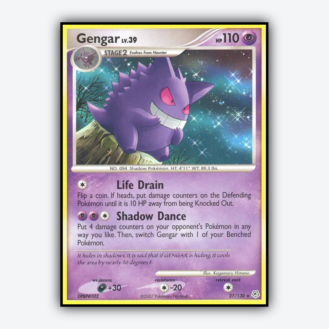 Gengar 027/130 - Diamond & Pearl Set - Card Rug