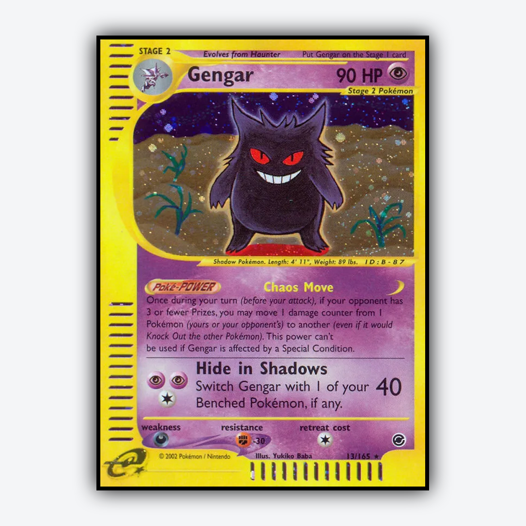 Gengar 013/165 - Expedition Base Set - Card Rug