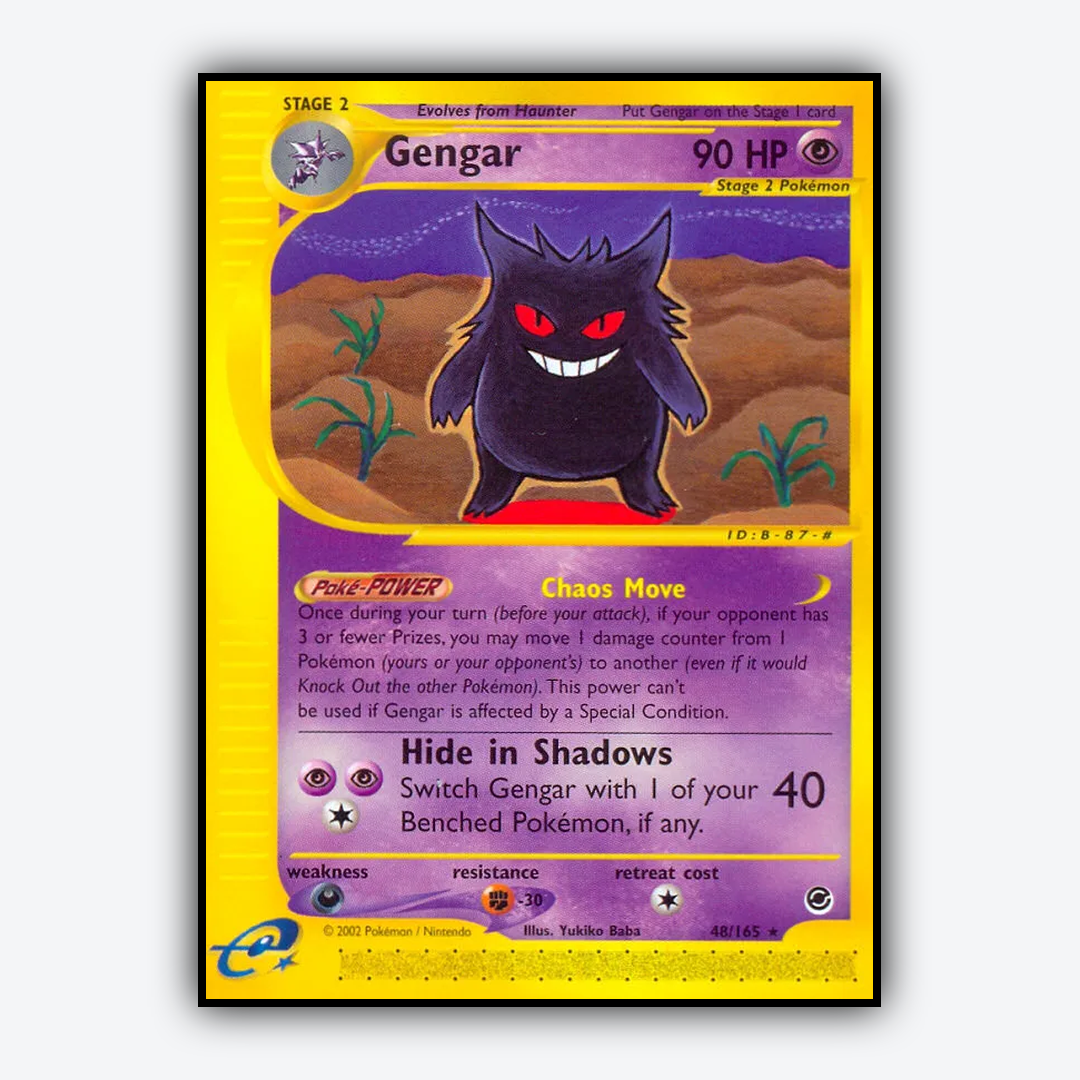 Gengar 048/165 - Expedition Base Set - Card Rug