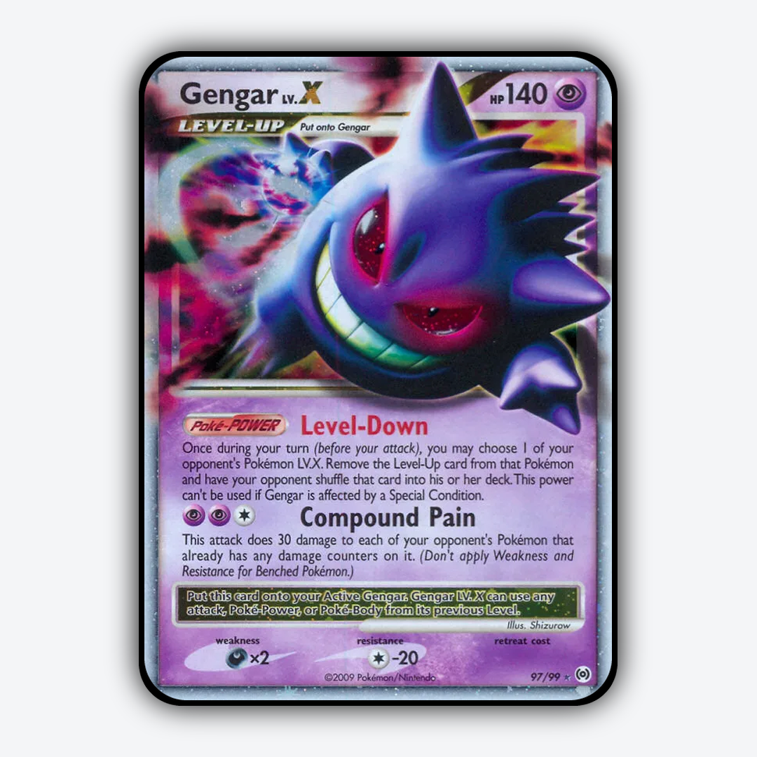 Gengar LV.X 097/99 - Arceus Set - Card Rug